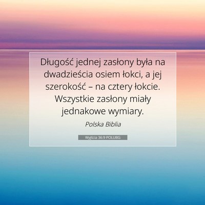 Wyjścia 36:9 Werset Biblijny Wyjaśniony