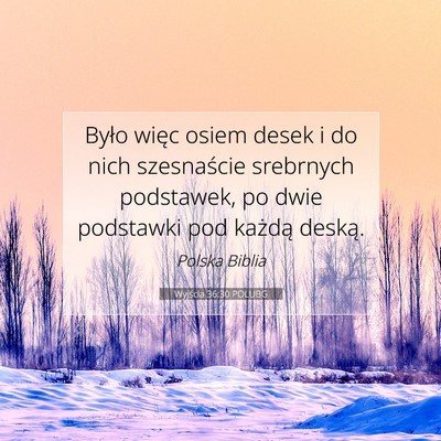 Wyjścia 36:30 Werset Biblijny Wyjaśniony