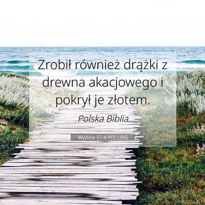 Wyjścia 37:4 POLUBG Obraz Wersetu Biblijnego