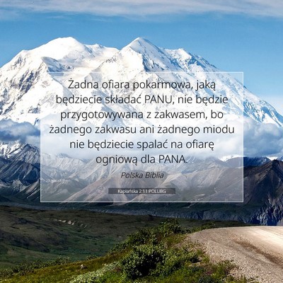 Kapłańska 2:11 POLUBG Obraz Wersetu Biblijnego