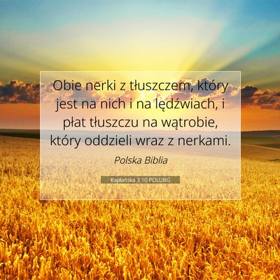 Kapłańska 3:10 POLUBG Obraz Wersetu Biblijnego