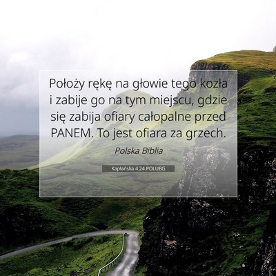 Kapłańska 4:24 POLUBG Obraz Wersetu Biblijnego