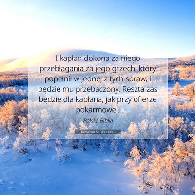 Kapłańska 5:13 POLUBG Obraz Wersetu Biblijnego
