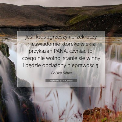 Kapłańska 5:17 Werset Biblijny Wyjaśniony