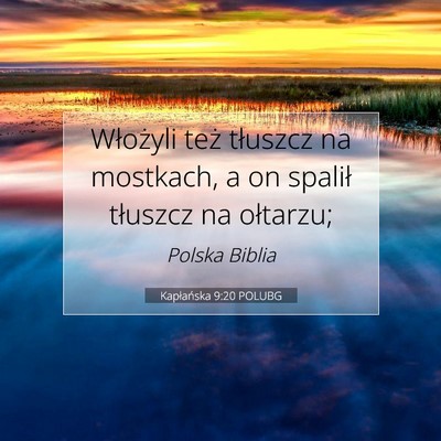 Kapłańska 9:20 Werset Biblijny Wyjaśniony