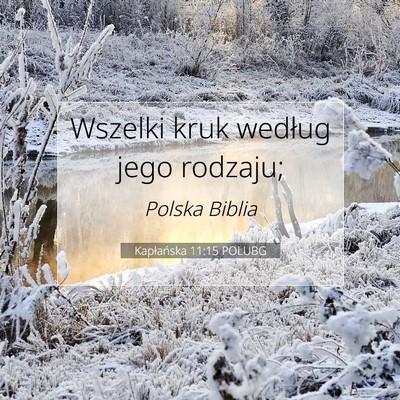 Kapłańska 11:15 Werset Biblijny Wyjaśniony