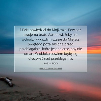 Kapłańska 16:2 POLUBG Obraz Wersetu Biblijnego