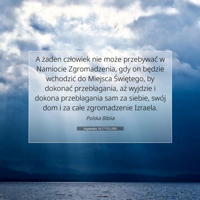 Kapłańska 16:17 POLUBG Obraz Wersetu Biblijnego