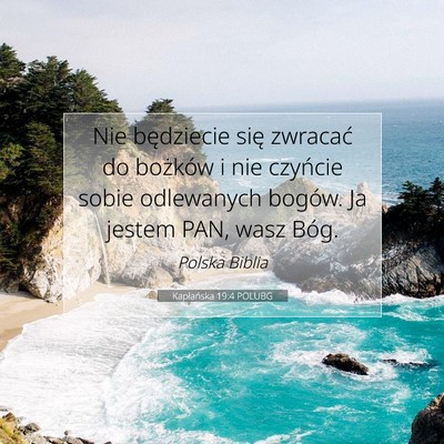 Kapłańska 19:4 POLUBG Obraz Wersetu Biblijnego