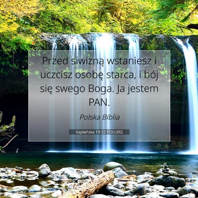 Kapłańska 19:32 POLUBG Obraz Wersetu Biblijnego