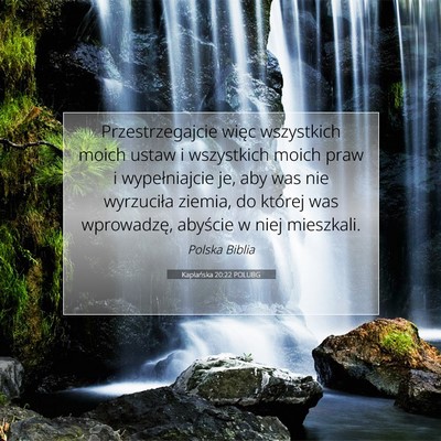 Kapłańska 20:22 POLUBG Obraz Wersetu Biblijnego