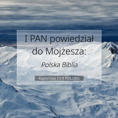 Kapłańska 23:9 POLUBG Obraz Wersetu Biblijnego