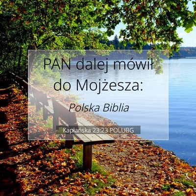 Kapłańska 23:23 Werset Biblijny Wyjaśniony