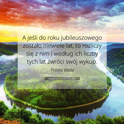 Kapłańska 25:52 Werset Biblijny Wyjaśniony