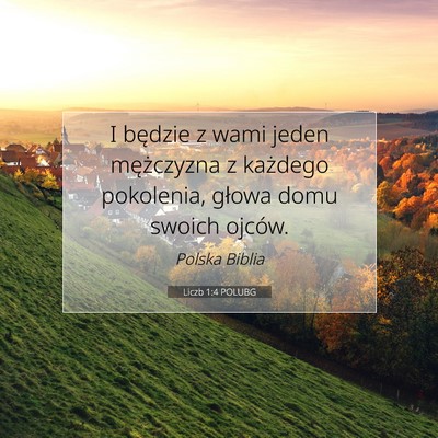 Liczb 1:4 POLUBG Obraz Wersetu Biblijnego