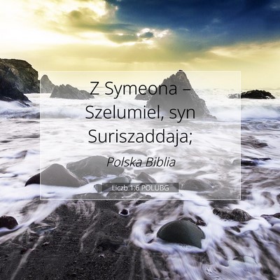 Liczb 1:6 POLUBG Obraz Wersetu Biblijnego
