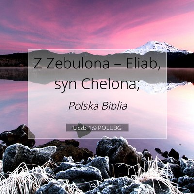 Liczb 1:9 POLUBG Obraz Wersetu Biblijnego