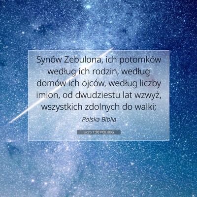Liczb 1:30 POLUBG Obraz Wersetu Biblijnego