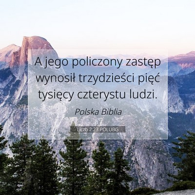 Liczb 2:23 POLUBG Obraz Wersetu Biblijnego