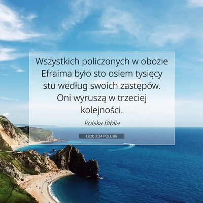 Liczb 2:24 POLUBG Obraz Wersetu Biblijnego