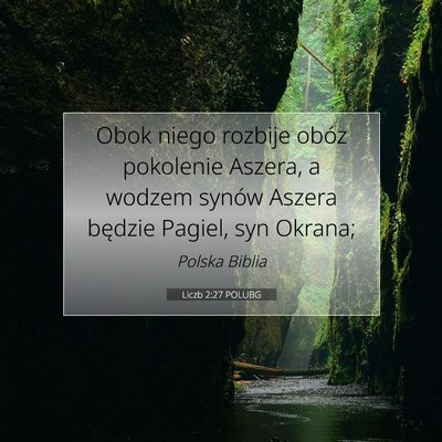Liczb 2:27 POLUBG Obraz Wersetu Biblijnego