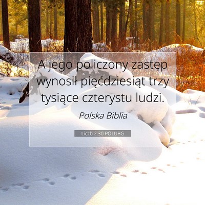 Liczb 2:30 POLUBG Obraz Wersetu Biblijnego