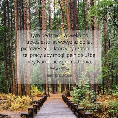 Liczb 4:35 POLUBG Obraz Wersetu Biblijnego