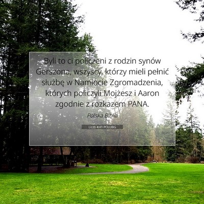 Liczb 4:41 POLUBG Obraz Wersetu Biblijnego