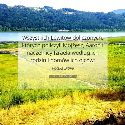 Liczb 4:46 POLUBG Obraz Wersetu Biblijnego