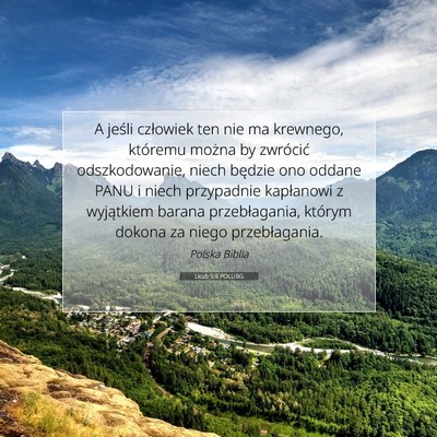 Liczb 5:8 POLUBG Obraz Wersetu Biblijnego