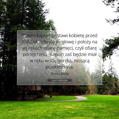 Liczb 5:18 POLUBG Obraz Wersetu Biblijnego
