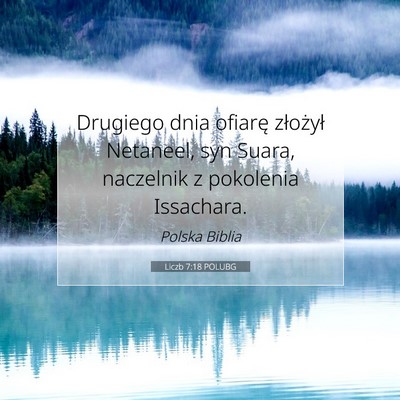 Liczb 7:18 POLUBG Obraz Wersetu Biblijnego