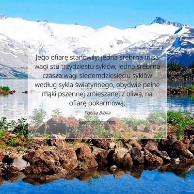 Liczb 7:37 Werset Biblijny Wyjaśniony