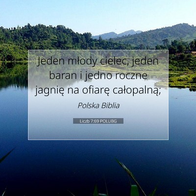 Liczb 7:69 Werset Biblijny Wyjaśniony
