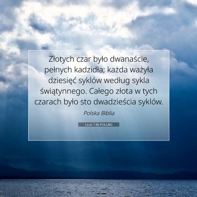 Liczb 7:86 POLUBG Obraz Wersetu Biblijnego