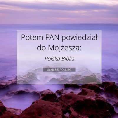Liczb 8:5 POLUBG Obraz Wersetu Biblijnego