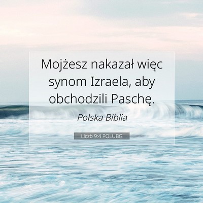 Liczb 9:4 Werset Biblijny Wyjaśniony