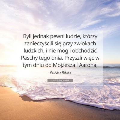Liczb 9:6 POLUBG Obraz Wersetu Biblijnego