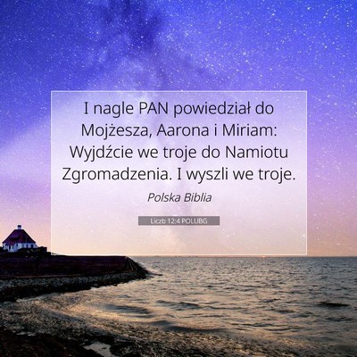 Liczb 12:4 Werset Biblijny Wyjaśniony
