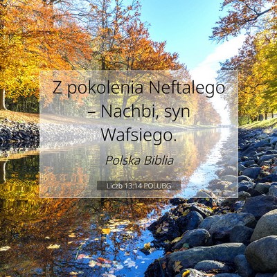 Liczb 13:14 Werset Biblijny Wyjaśniony
