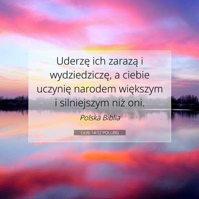 Liczb 14:12 POLUBG Obraz Wersetu Biblijnego