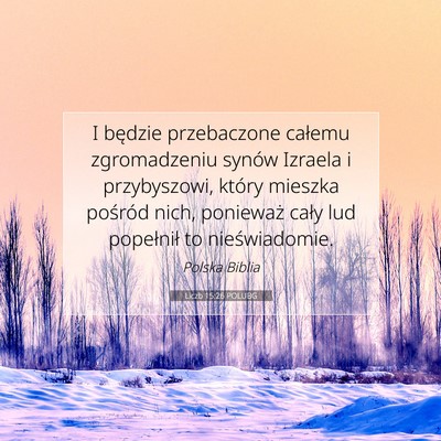 Liczb 15:26 Werset Biblijny Wyjaśniony