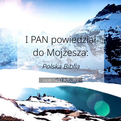 Liczb 15:37 POLUBG Obraz Wersetu Biblijnego