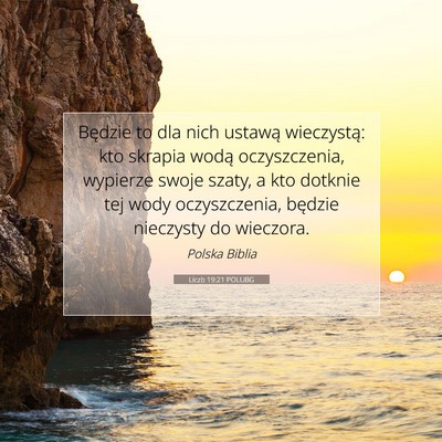 Liczb 19:21 POLUBG Obraz Wersetu Biblijnego