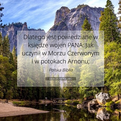 Liczb 21:14 POLUBG Obraz Wersetu Biblijnego