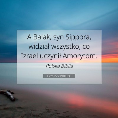 Liczb 22:2 POLUBG Obraz Wersetu Biblijnego