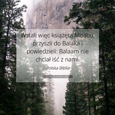 Liczb 22:14 POLUBG Obraz Wersetu Biblijnego