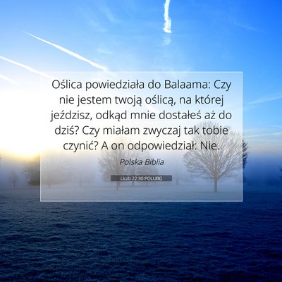 Liczb 22:30 Werset Biblijny Wyjaśniony