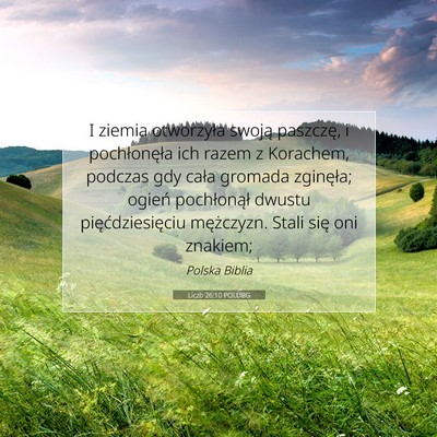 Liczb 26:10 Werset Biblijny Wyjaśniony