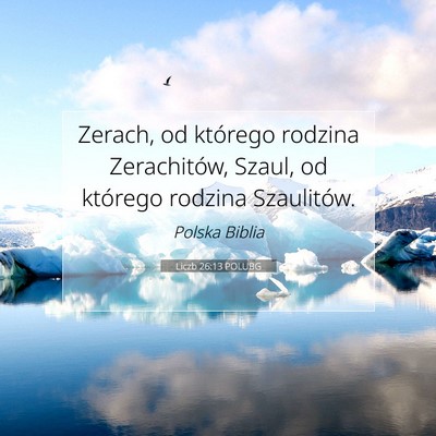 Liczb 26:13 Werset Biblijny Wyjaśniony